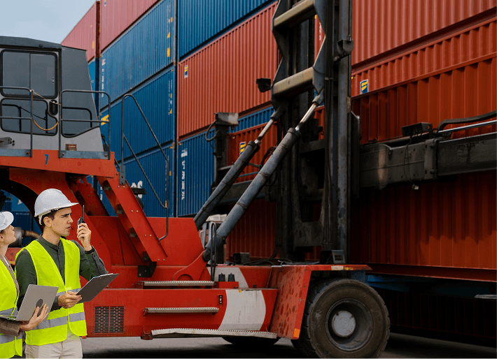 Shipping containers loading & unloading services